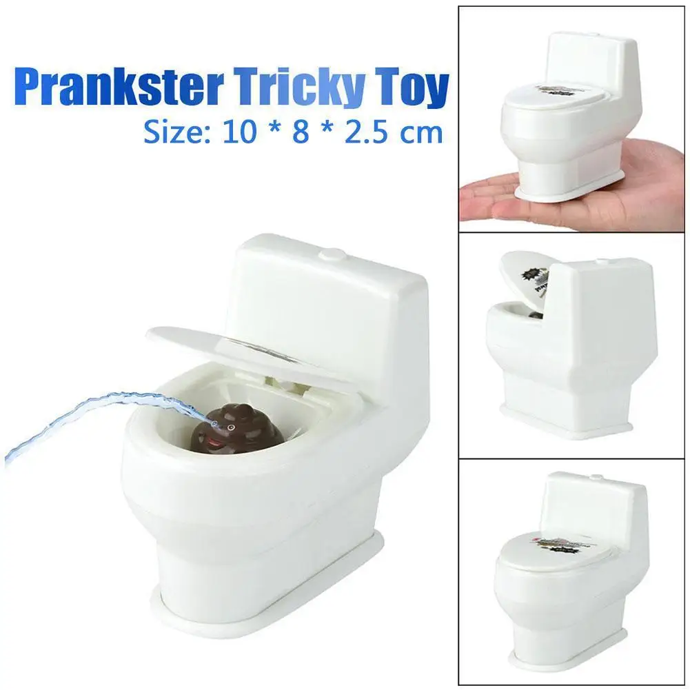 

Kawaii Mini Prank Squirt Spray Water Toilet Tricky Funny Gifts Toys Jokes Joke Toy For Kids Anti-Stress Gags Funny