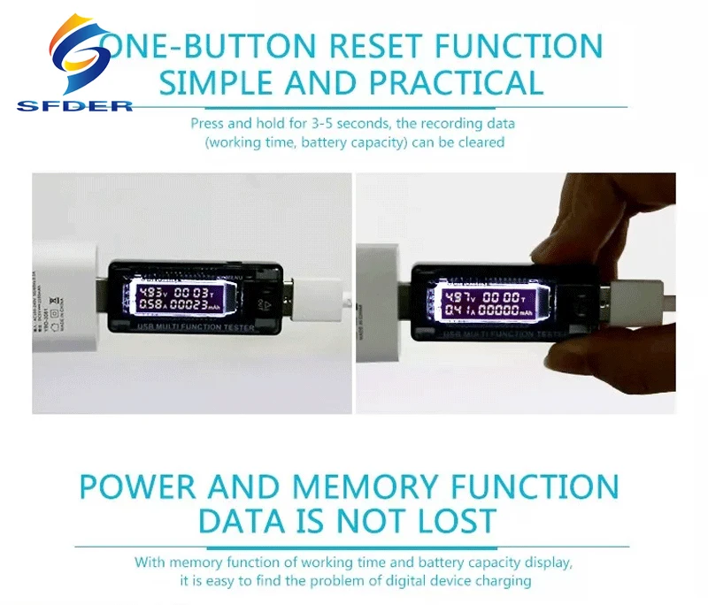 USB цифровой Дисплей тестер быстрой зарядки SS-302A Мощность группа стол ток