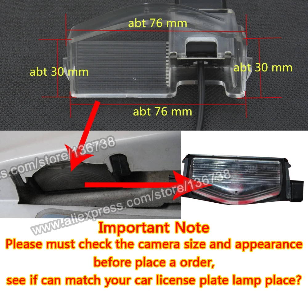 Камера заднего вида Fisheye 1080P MCCD HD для Mazda 2 2011 2012 2013 3 3|rear view camera|rear parking cameracar rear reverse
