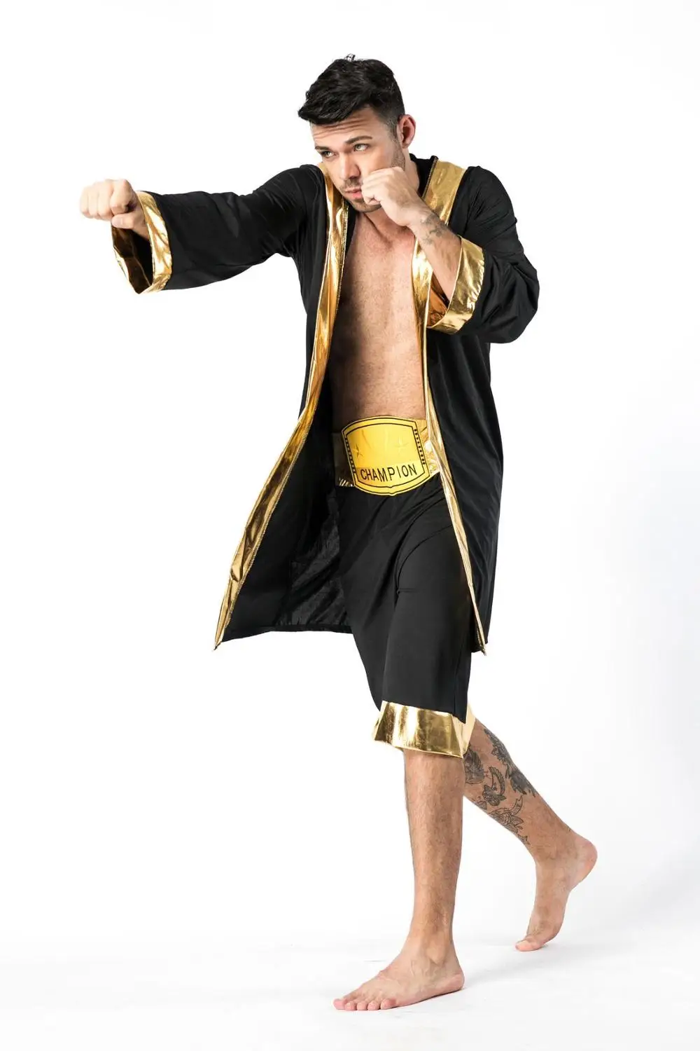 Костюм для Хэллоуина карнавала боксерский костюм взрослых чемпион халат с