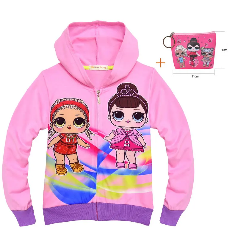 Новый сюрприз мультфильм кукла LOl детская многоцветная куртка ребенок шаблон с