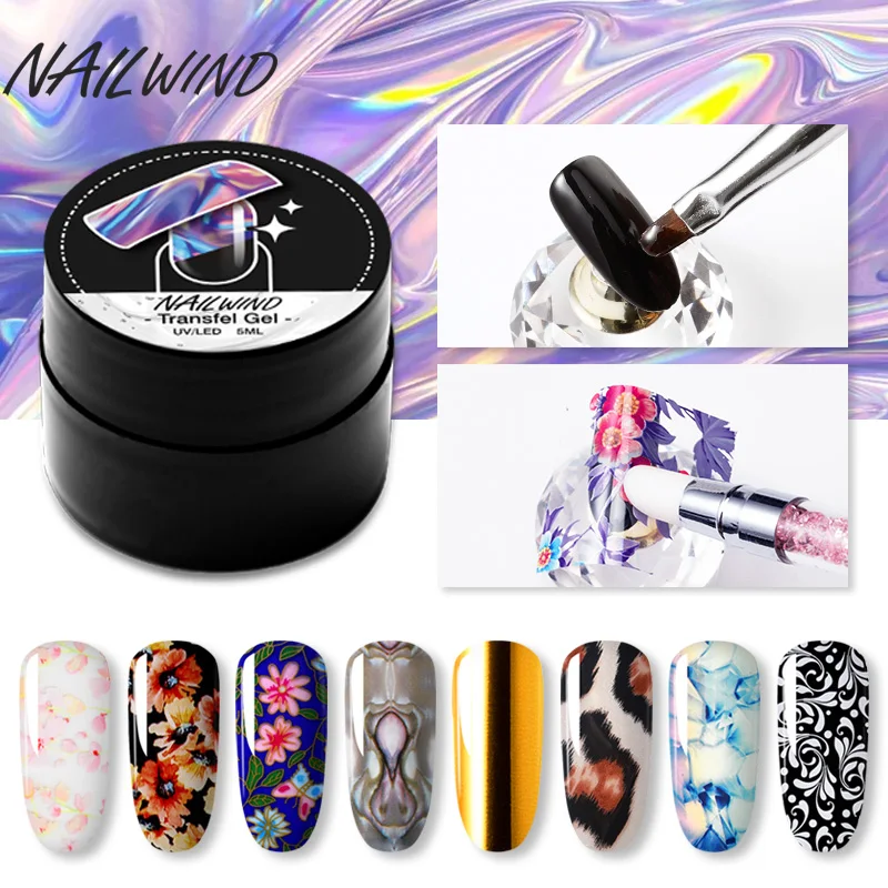NAILWIND переводной Гель лак наклейка гибридный праймер для маникюра