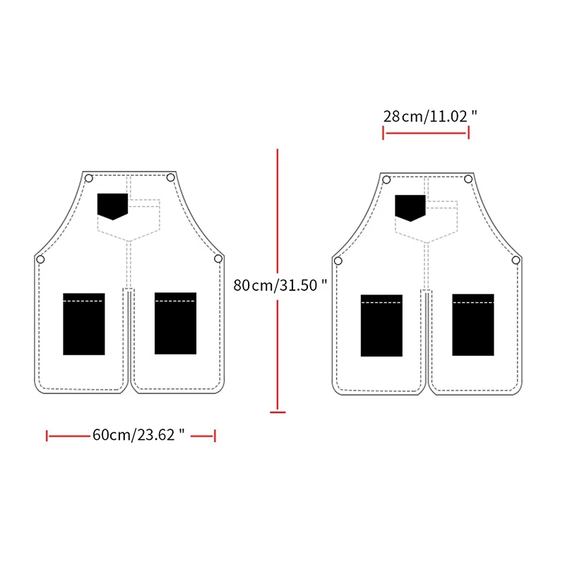 

Kitchen Cooking Aprons for Men Barista Barber Shop Apron Coffee Shop Pinafore Florist Studio Sleeveless Workwear Service Clothes