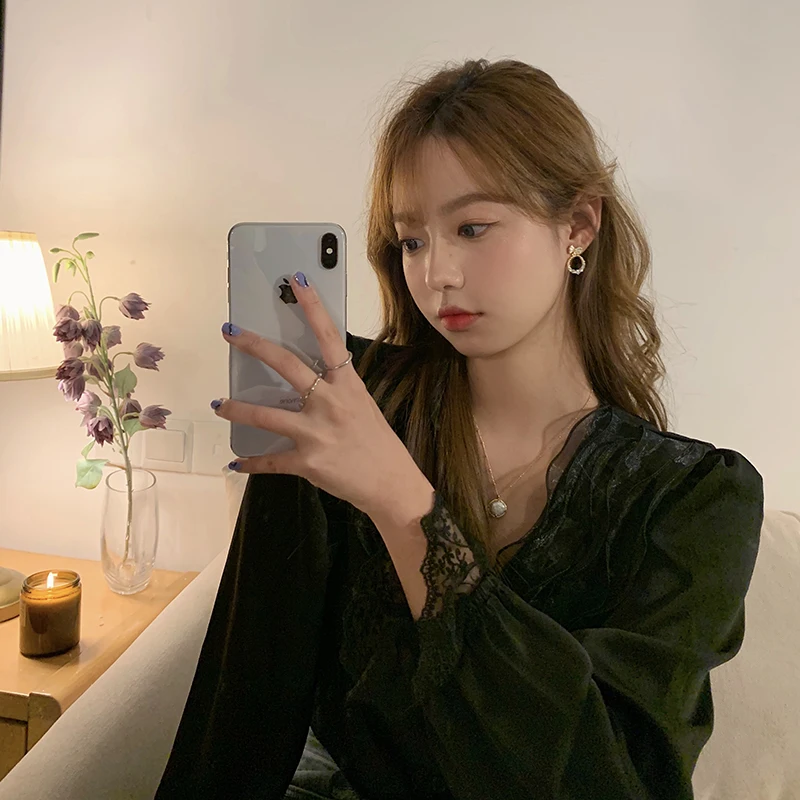 

Cy Gentle Fine Pearl Earrings Design Elegant Earrings High-Grade Exquisite Women's New Fashion