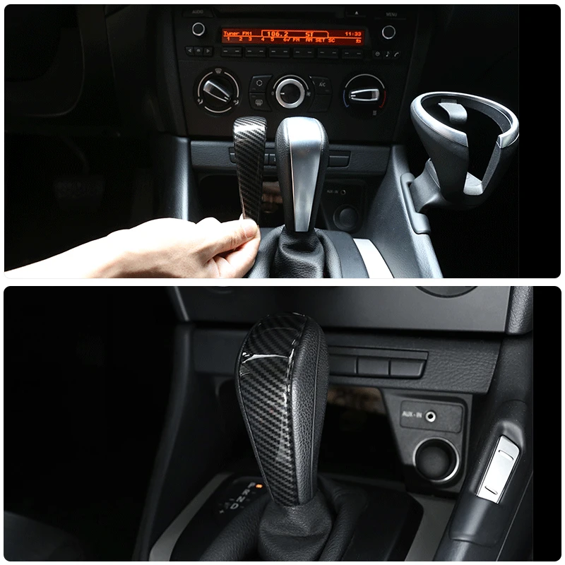 Автомобильный чехол из углеродного волокна для рукоятка переключения передач BMW