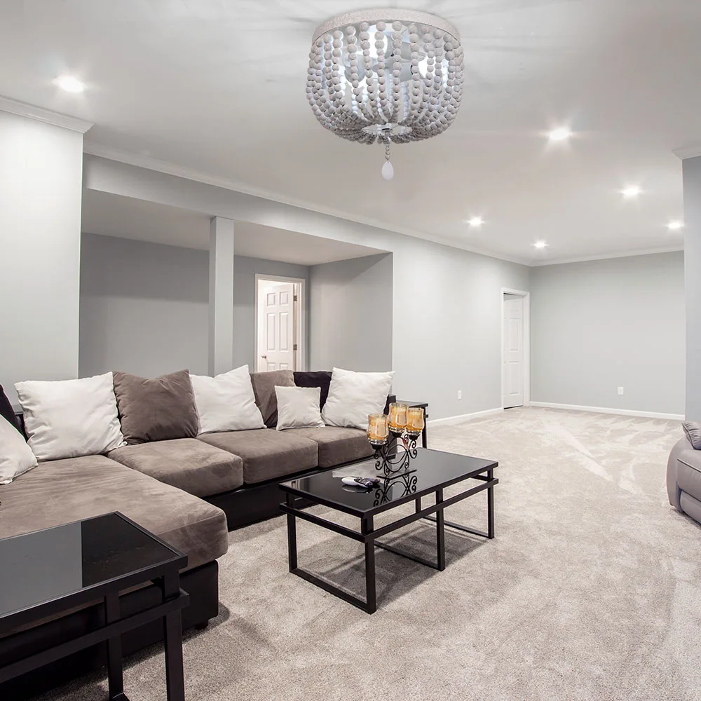 

Retro loft vintage white/ blue color round wooden bead E27/E26 LED rustic ceiling light for living room bedroom restaurant hotel