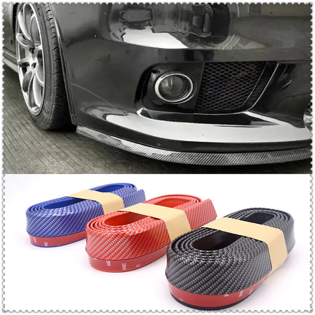 Автомобильные полосы разветвитель спойлер дверь бампер углеродное волокно для