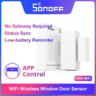 Беспроводная система видеонаблюдения Sonoff DW2, Wi-Fi, датчик окон и дверей, уведомление об умной сцене, управление через eWeLink, поддержка устройств Sonoff, IFTTT
