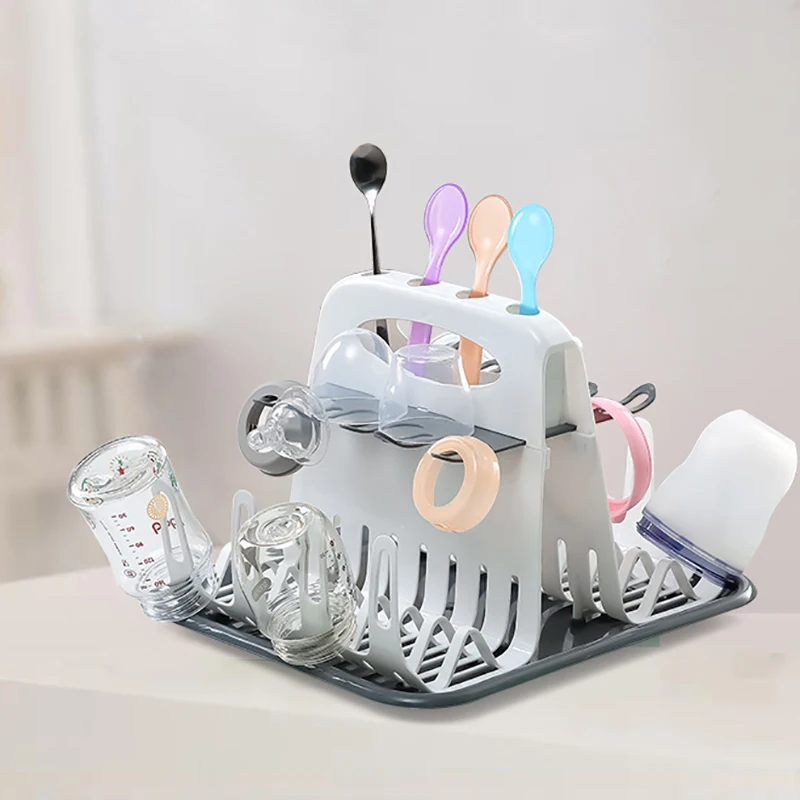 

Baby Milk Bottle Drying Rack Detachable Baby Pacifier Feeding Cup Holder
