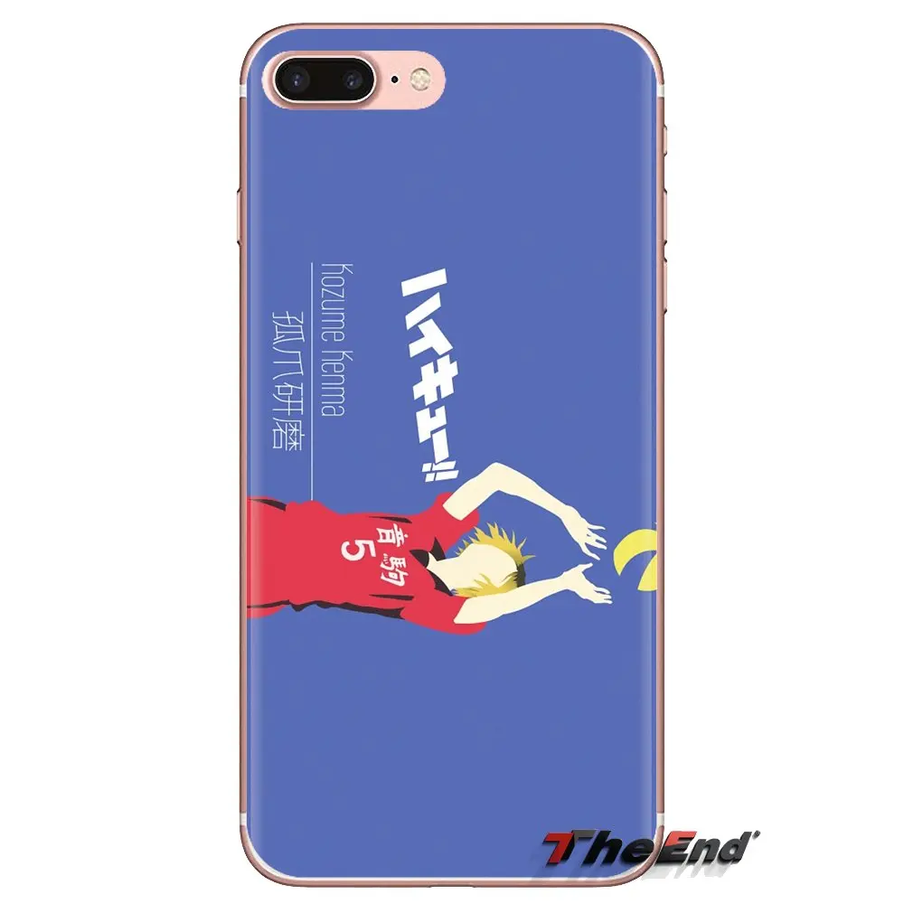 Для iPod Touch Apple iPhone 4 4s 5 5S SE 5C 6 6S 7 8 X XR XS Plus MAX Kenma Kozume из аниме ТПУ прозрачные чехлы |