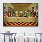 The Last Supper, комикс, фотография, модульные картины для гостиной на стене, домашний декор