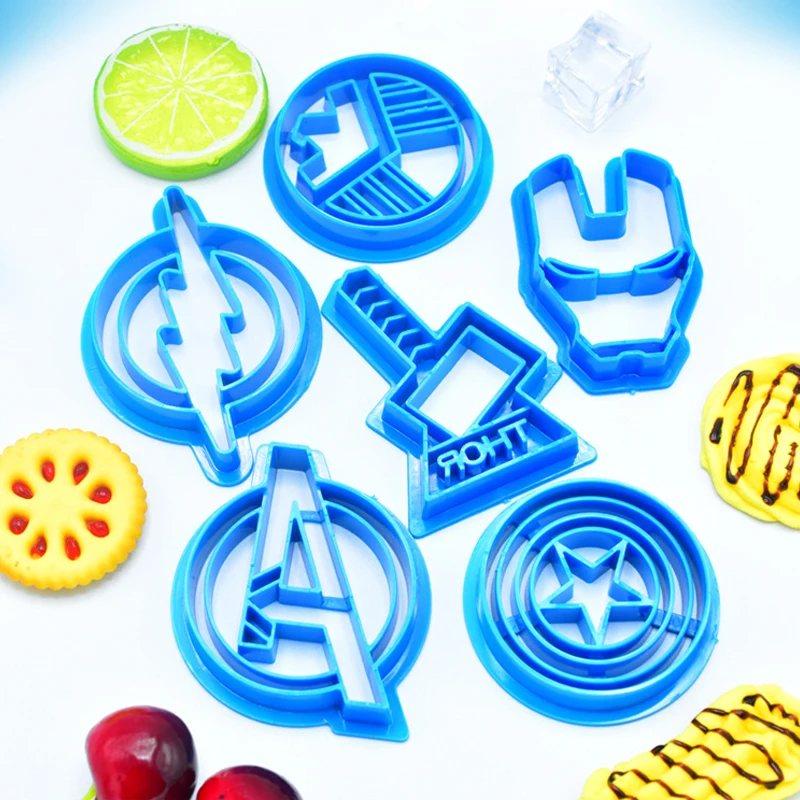 Креативный 6 шт./партия союз Мстителей бисквит форма американский капитан