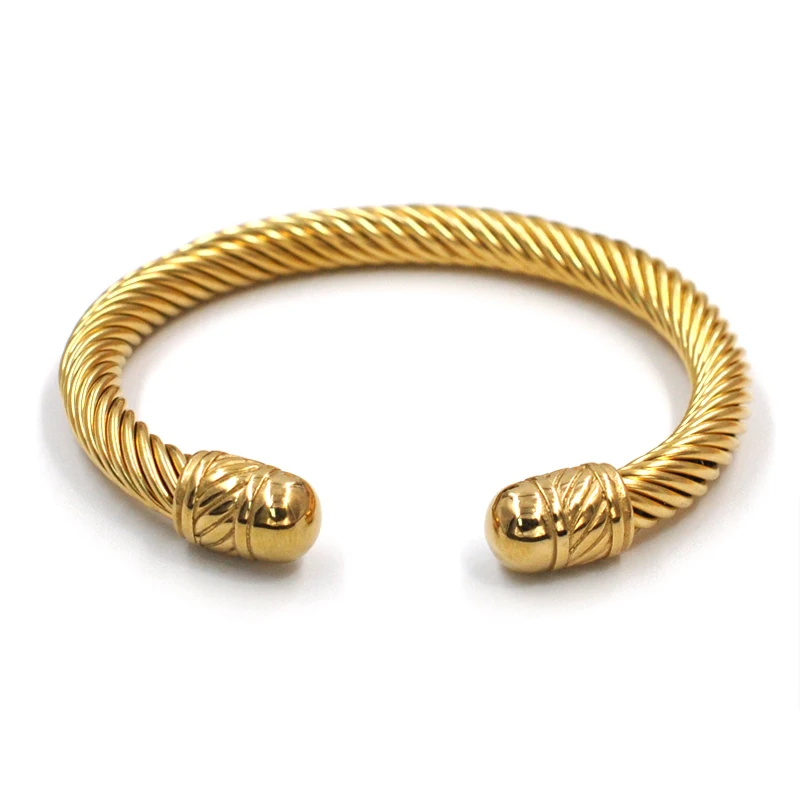 Gold style4 Бренд, мульти дизайн, витой кабель, провод, браслет, Винтаж, модные браслеты, Серебряный Браслет-манжета, уникальный дизайн, рождественский подарок - Окраска металла: Gold style4