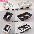 Встраиваемые квадрасветодиодный светодиодные светильники с регулируемой яркостью, 10 Вт, 12 Вт, 15 Вт, 20 Вт, 24 Вт, 30 Вт, монолитный блок искусственных элементов, 85  265 В, стандартное Внутреннее освещение