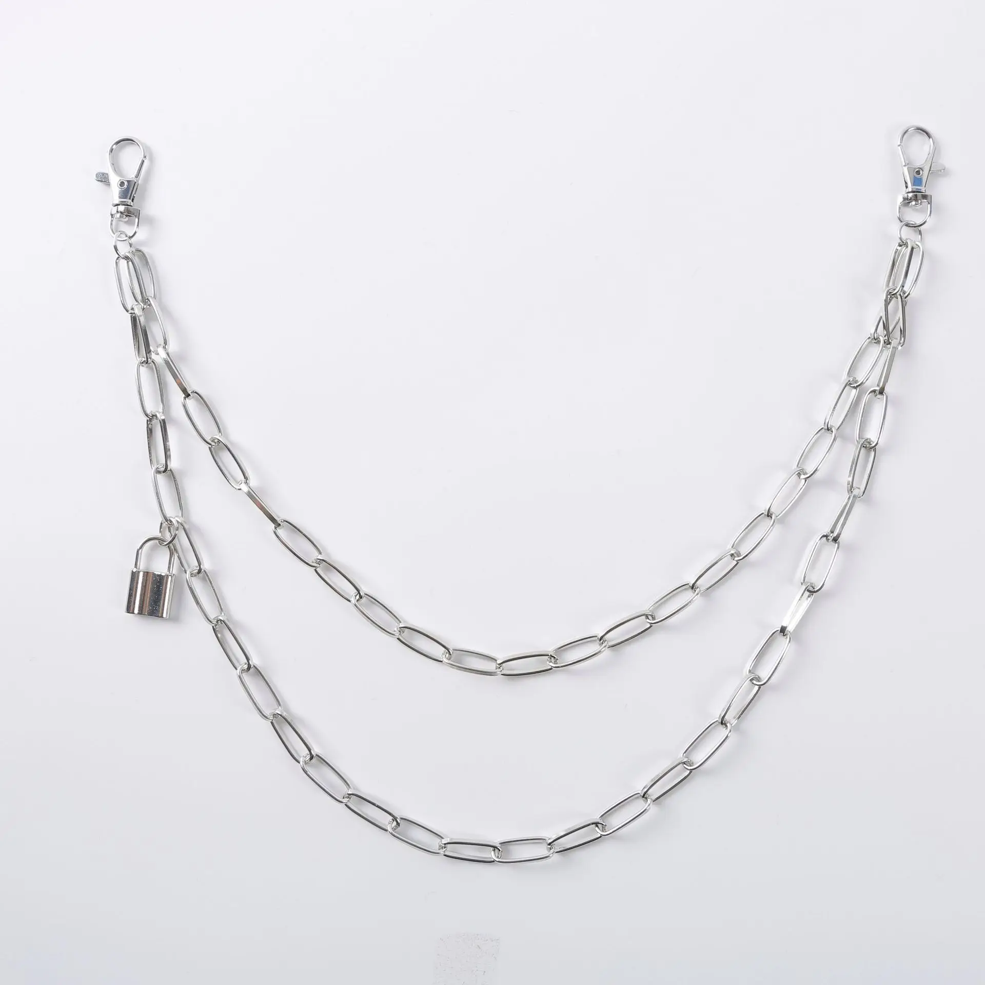 Кольцо-кошелек для ключей в стиле панк и хип-хоп металлическая цепочка на талию