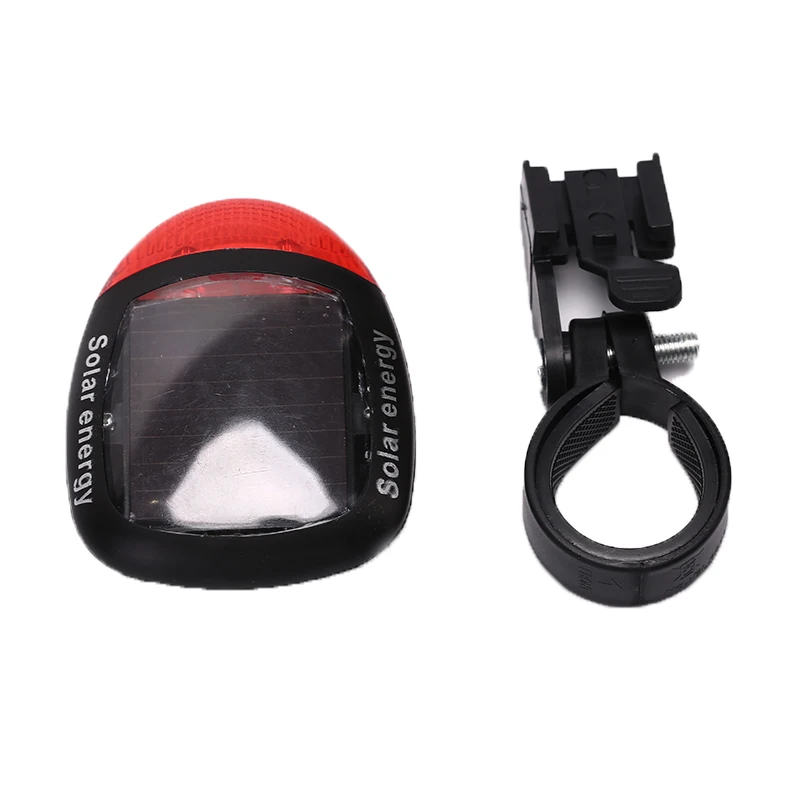 Велосипедный фонарь на солнечных батареях Светодиодный задний мигающий для