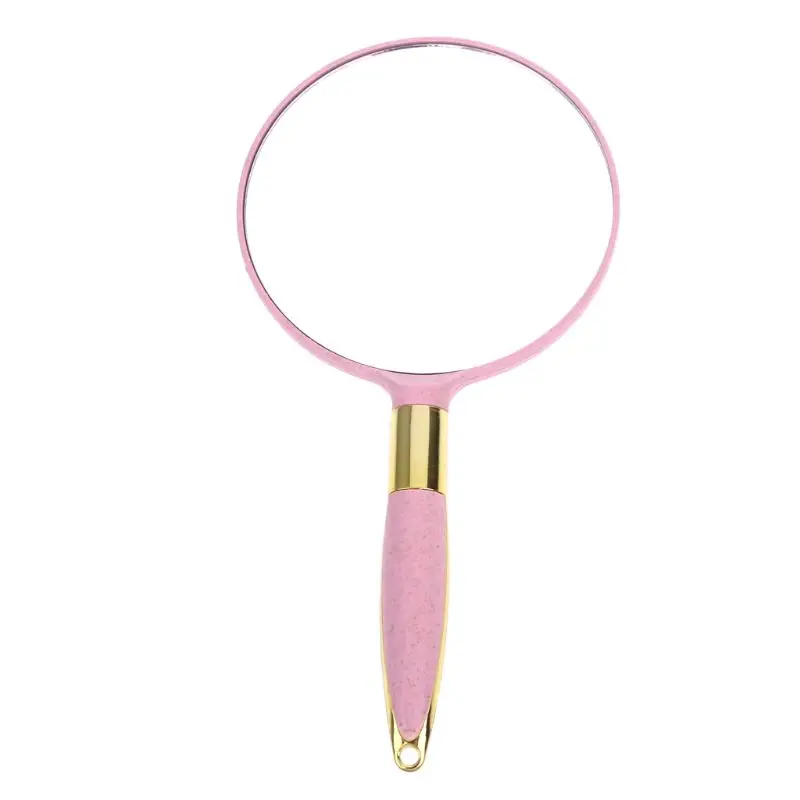 

Cute Retro Plastic Hand Held Vintage Makeup Mirror Vanity Rectangle Decorator