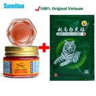 Оригинальный вьетнамский красный тигровый бальзам для облегчения боли мазь + белый тигровый пластырь для суставов мышечных вмятин анальгетическое охлаждающее масло кремштукатурка