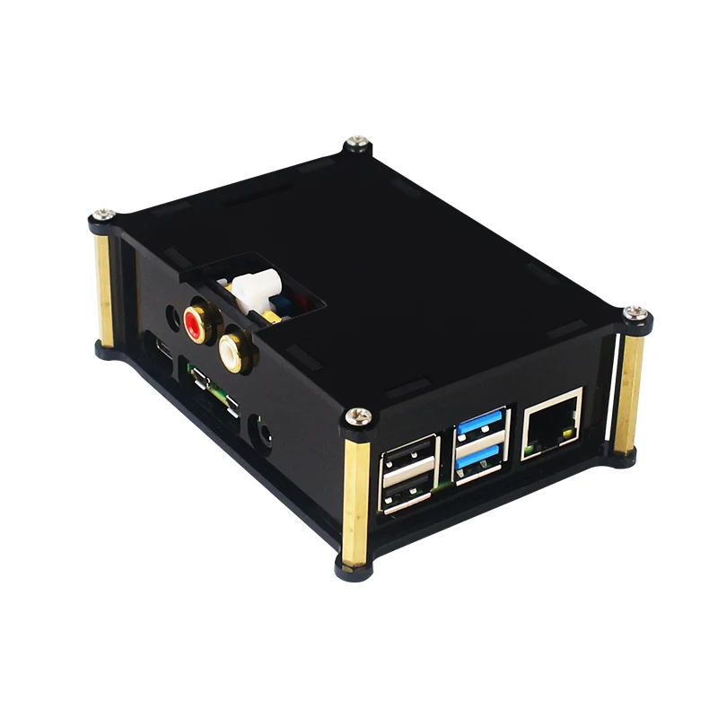 Raspberry Pi 4 Модель B PiFi DAC + V2.0 звуковая карта акриловый чехол аудио плата корпус RPI167 |