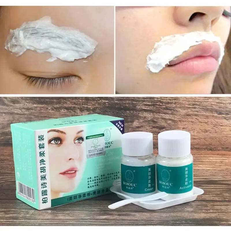 

Hair Bleaching Cream Mustach Removal Dark Hair Whitening Mustache Eye Fast Bleach Women Remove Brow Permanent R3J7