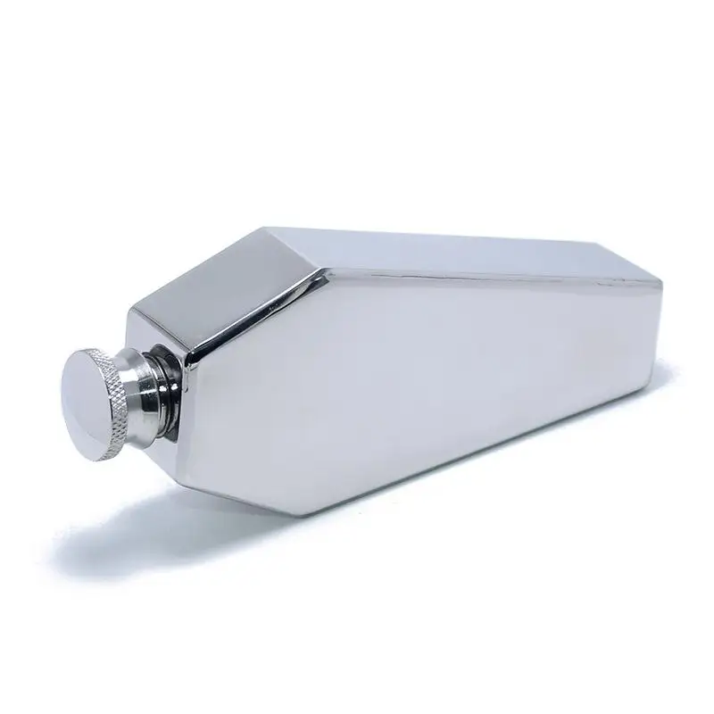 

Mini 100ml Hip Flask Stainless Steel Funny Coffin Shape Flask for Alcohol Personalized Flagon Whisky Wine Bottle Men's Gift