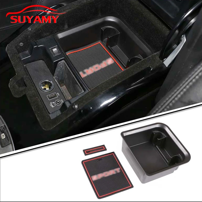 

Car Central Armrest Storage Box For Land Rover Range Rover Vogue 2013-2017 Organizer Case Auto Interior Tidying Accessories