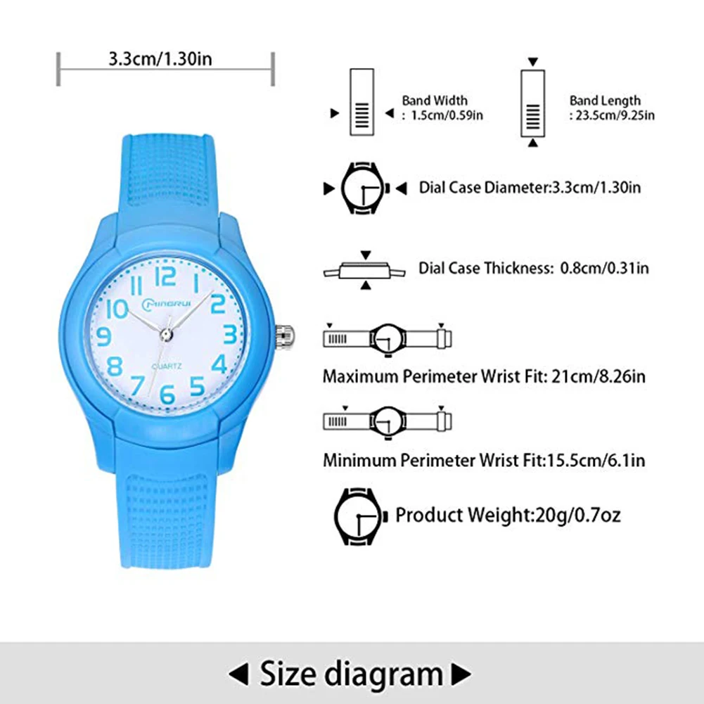 

Kids Cute Watches Waterproof Flowers Diamond Round Dial Soft Silicone Strap Quartz Watch Sport Bracelet For Kids Girls Watches