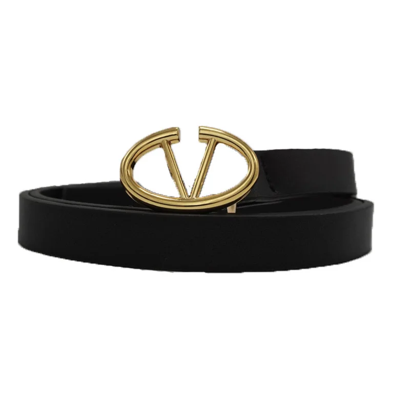 

Black pin buckle decorative belt fine waist lady retro belt Korean version of the new belt women's decoration waist belt