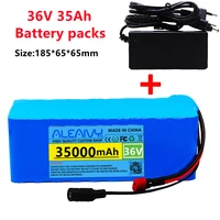 36v lithium ion battery 37v 35ah 1000w 10s3p li ion batteries packs for 42v e bike electric bicycle scooter with bms charger