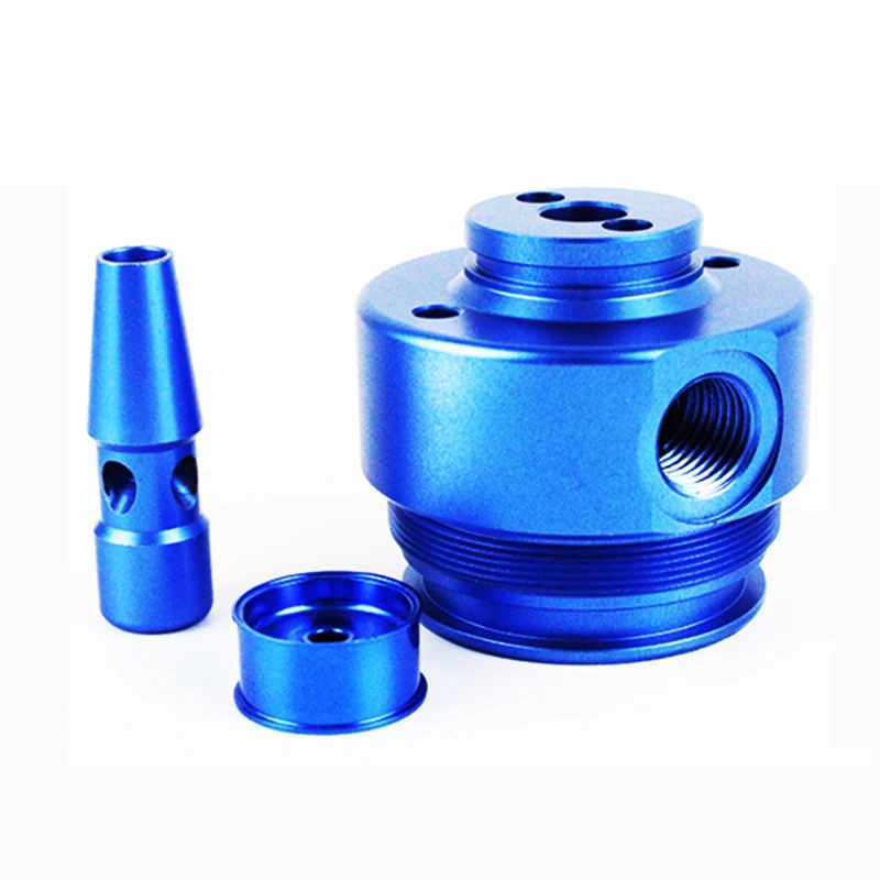 

Color Anodized Aluminum CNC 4 Axis Turning / Milling / Drilling / Boring Machined Metal Parts