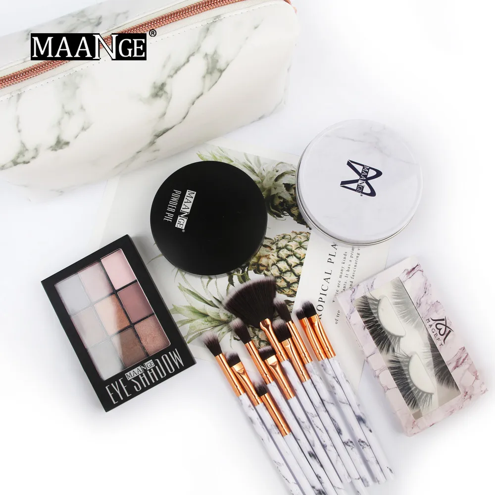 10 Pcs Makeup Brush Set Professional Face Eye Shadow Eyeliner Foundation Blush j803 | Красота и здоровье