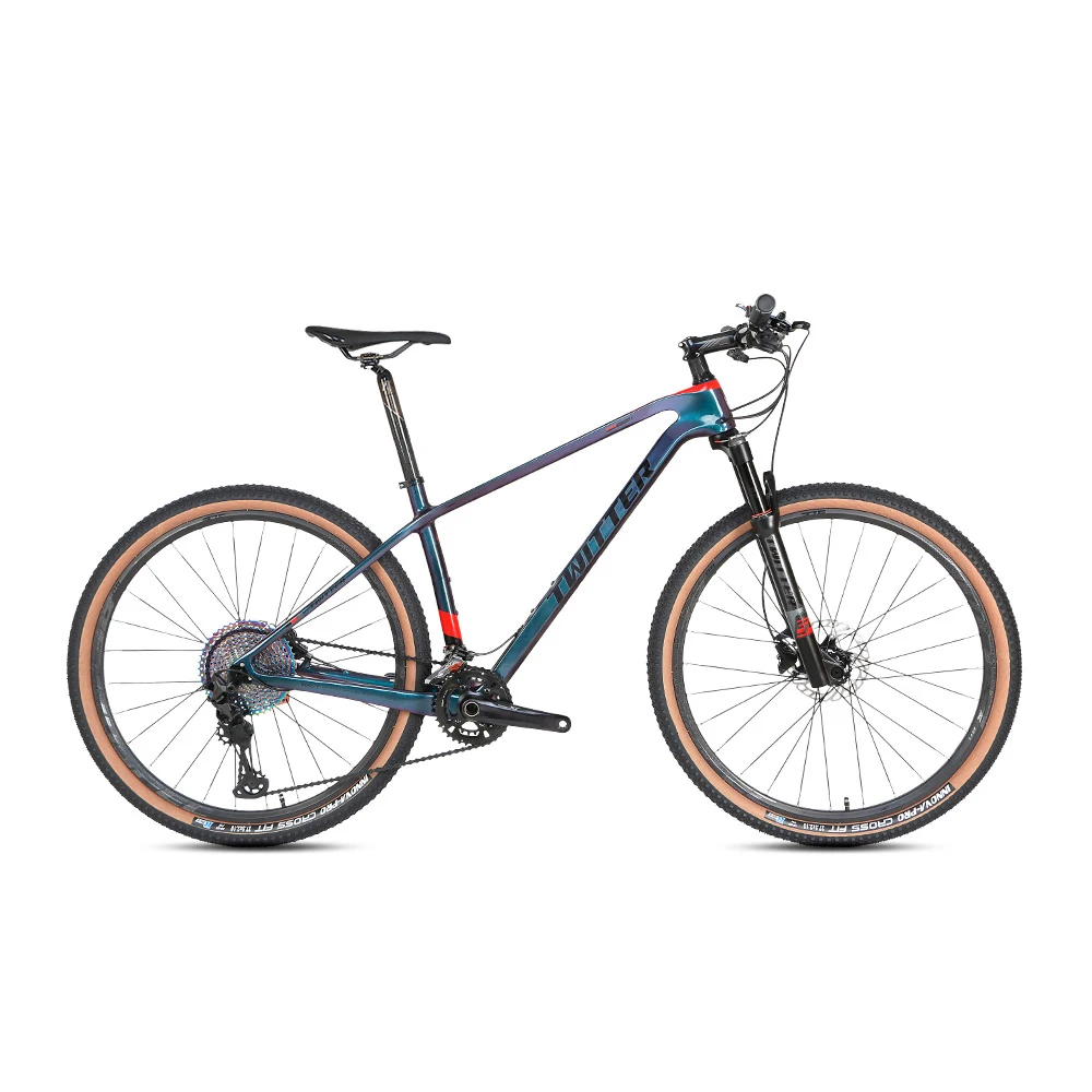 

Велосипед WARRIORpro-HC carbon montain 29er XT 2*12 Скоростей, горный велосипед из углеродного волокна для продажи, горный велосипед twitter bycycles