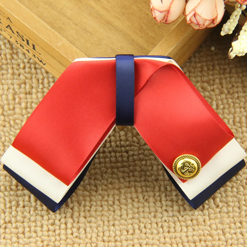 I Remiel цветок лента брошь для галстука бабочки женщин стюардесса рубашка костюм