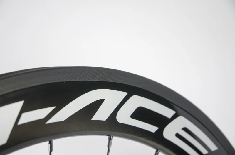 Высококачественные Углеродные колеса OEM ACE 60 мм с Powerway R36 втулки 700c клинчерная