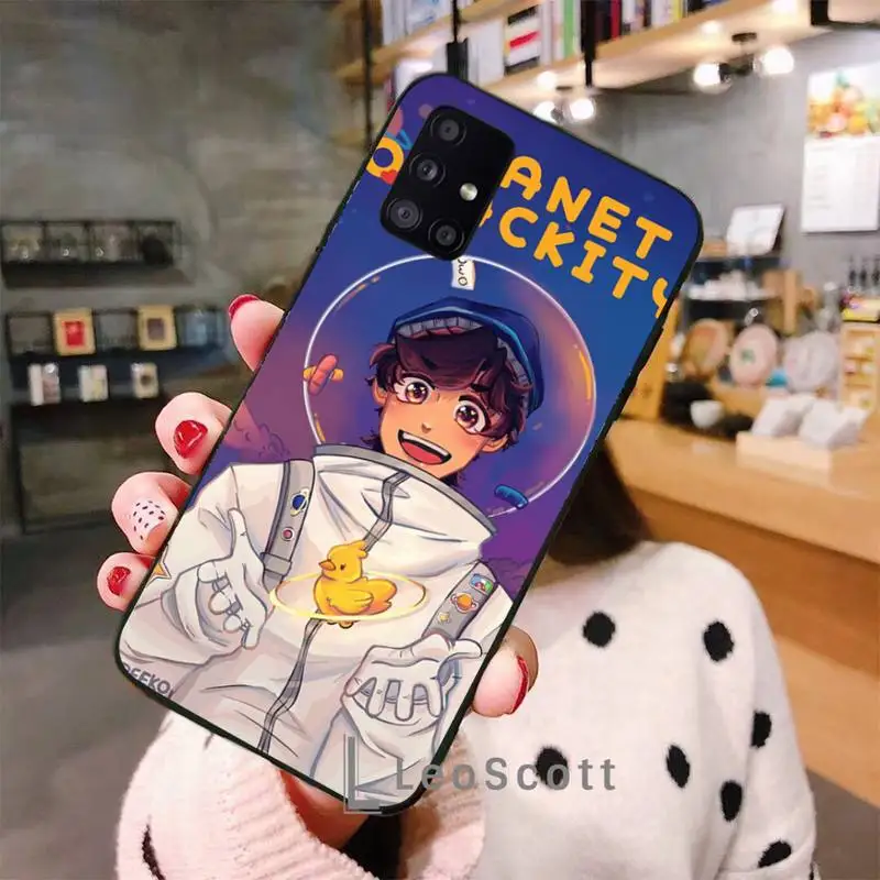 

quackity fanart DREAM SMP Phone Case For Samsung A32 A51 A52 A71 A50 A12 A21S S10 S20 S21 Plus Fe Ultra