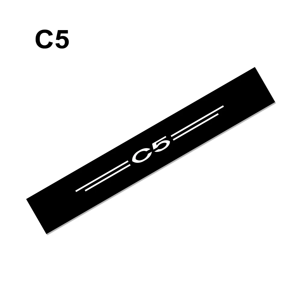 C5 Для Citroen C4 C1 C5 C3 C6 C-ELYSEE VTS Виниловая пленка для автомобиля наклейки на переднее и заднее лобовое стекло Авто DIY Украшение автомобиля Тюнинг аксессуары - Название цвета: C5