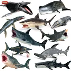 Экшн-фигурки больших акул Oenux Savage Megalodon helicложon Bowhead, модель доисторического океана, образовательная детская игрушка