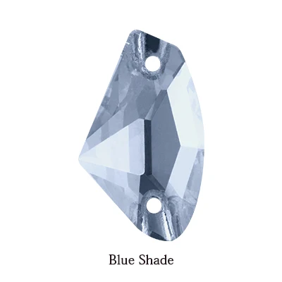 Blue shade Высокое качество блестящий цвет пришить Кристальные Стразы для аппликации камни плоская задняя часть для одежды/дизайн ювелирных изделий DIY/аппликация "цветы" - Цвет: Blue shade