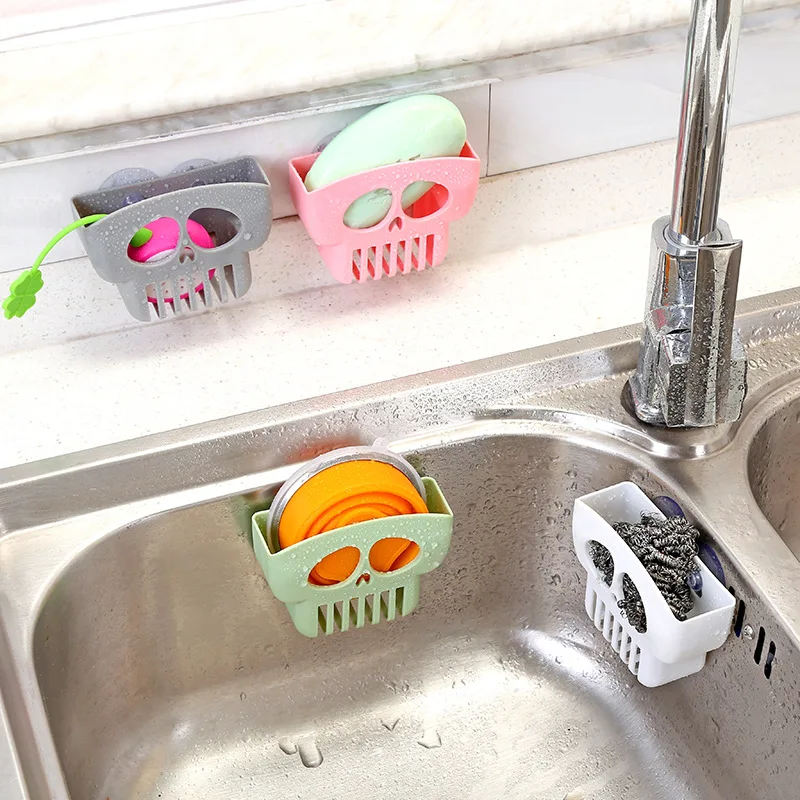 

Sink Drain Rack Sponge Storage Holder Kitchen Sink Soap Rack Drainer Bathroom Accessories Organizer