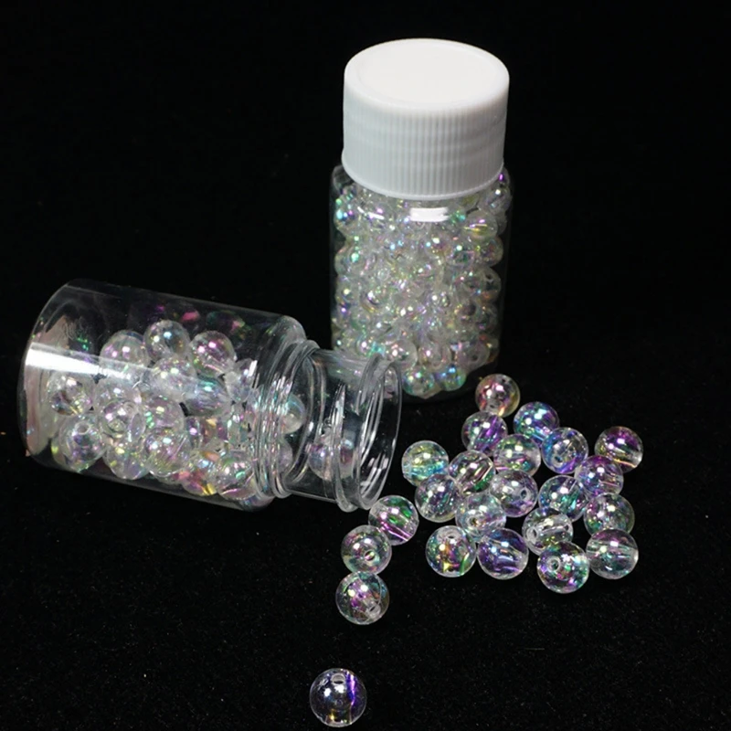 

Diy Hand-made Materials Symphony Dreamland Bubble Beads Acrylic Beads Earrings Accessories Earrings Perforated Beads