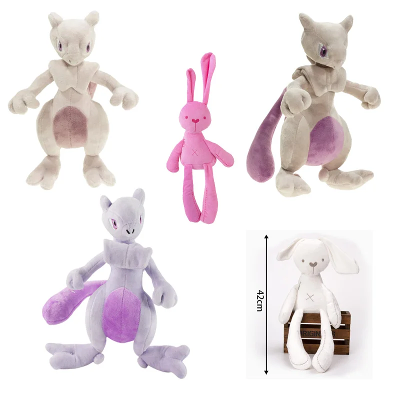 

Takara Tomy Pokemon Super Dream Doll Monster Pokmon Fantasy Cartoon Toys Childrens Gift Mewtwo Plush Toys Gifts for Children