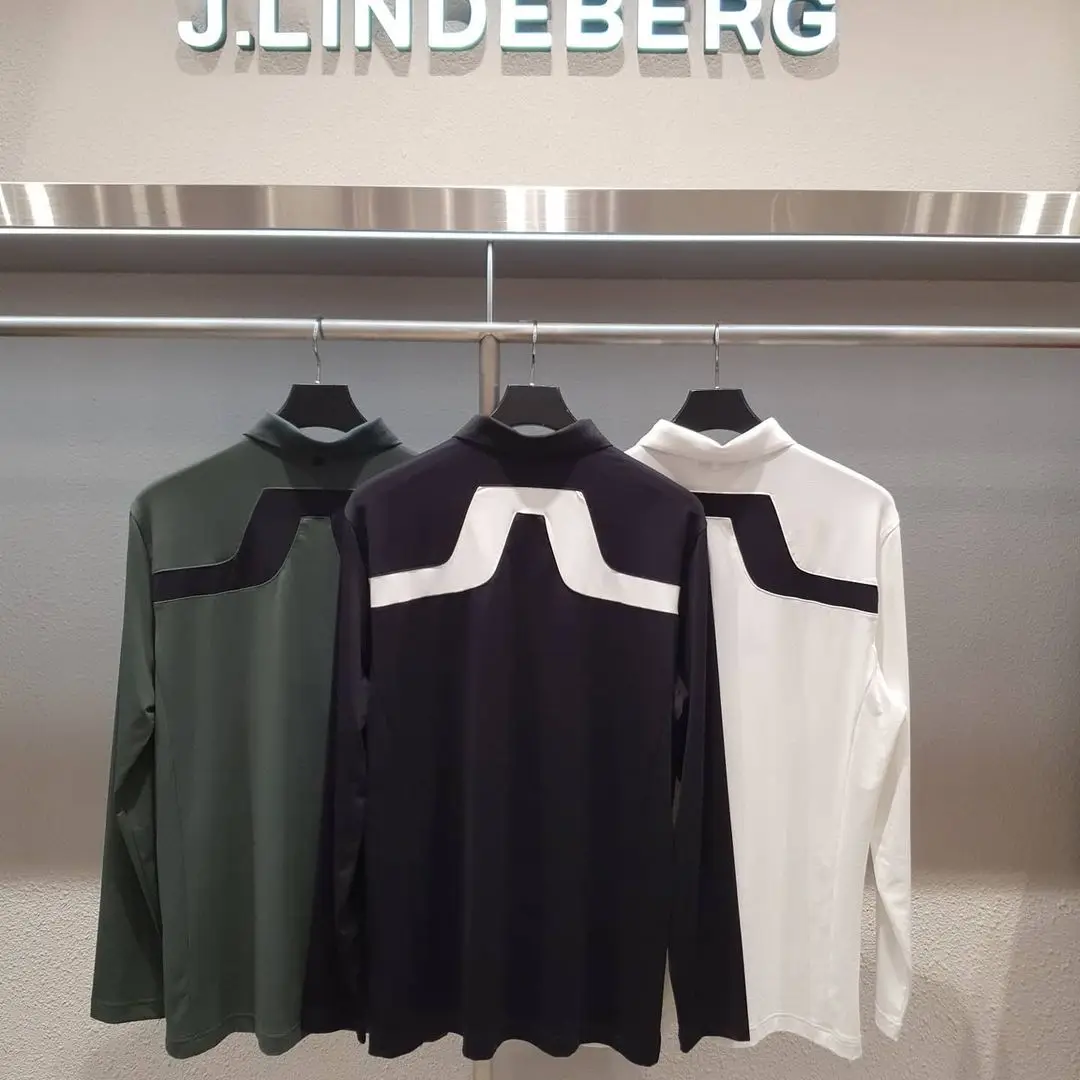 new golf long sleeves shirts for men spring and summer quick dry outdoors sports JL classical basic apparel | Спорт и развлечения