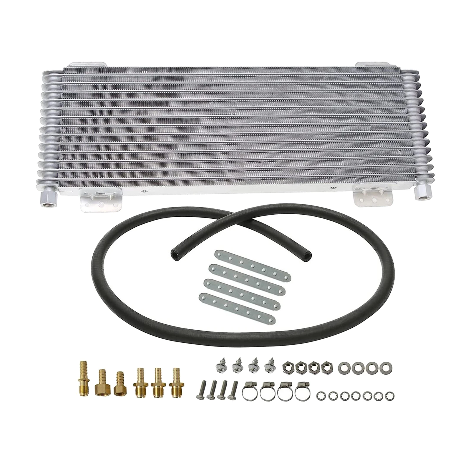 

Transmission Oil Cooler Low Pressure Drop LPD47391 with Mounting Hardware Towing Applications Replace Parts