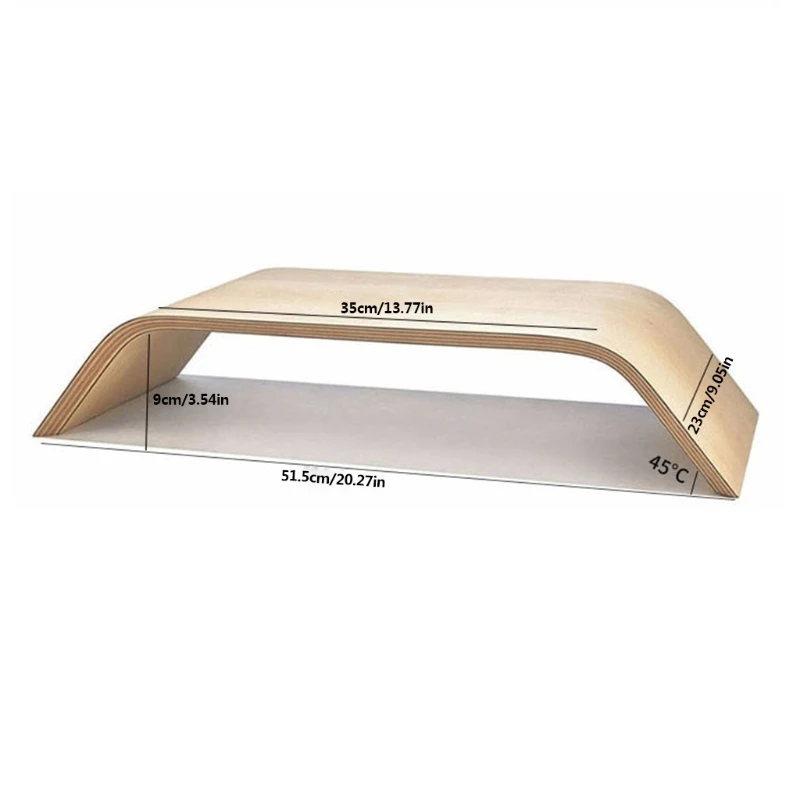 

Stable Cooling Bamboo Wood Laptop PC Stand for Macbook Notebook PC Monitor Vertical Base Stable Holder Bracket