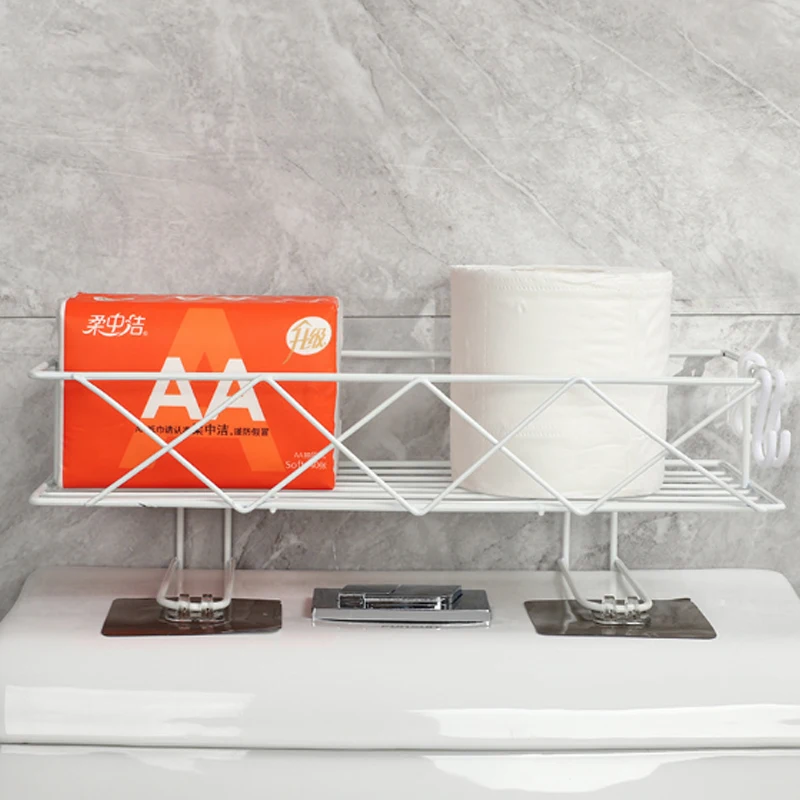 Стеллажи для ванной и туалета хранения геля душа настенные многофункциональные |