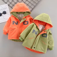 children clothing outwear winter down jacket hooded for boy girls kid parkas coat childrens overalls baby padded jacket cotton