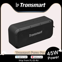 free storage bag tronsmart force pro bluetooth speaker 60w portable speaker support sync 100 speakers ipx7 nfc 10000mah