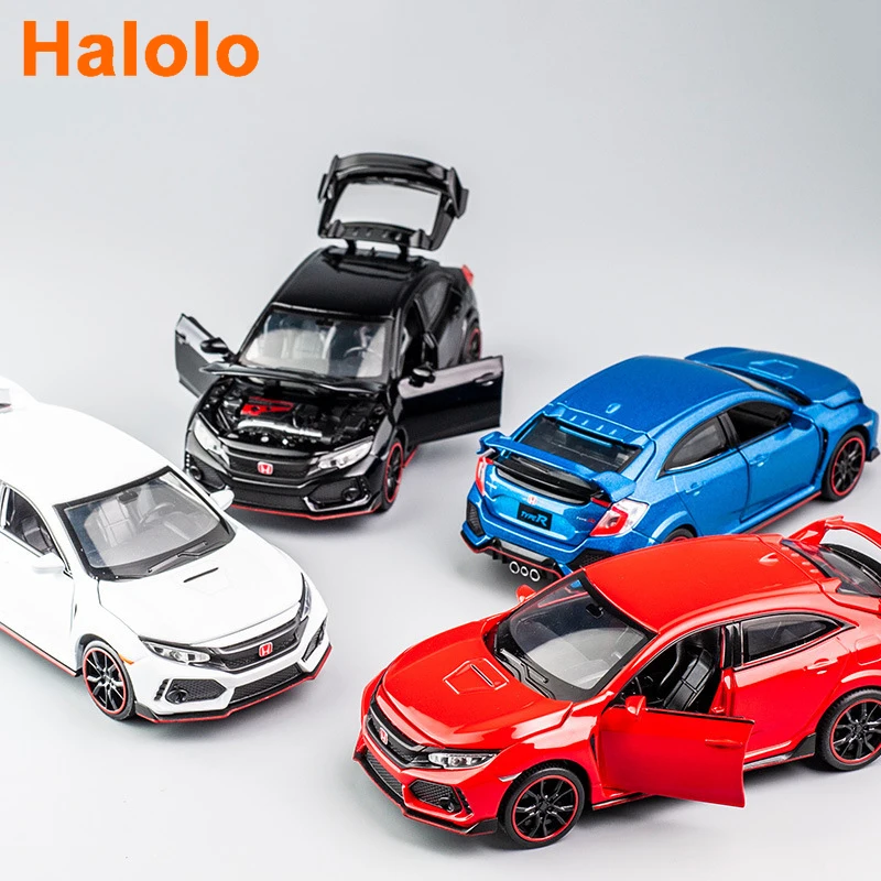 Halolo 1:32 HONDA CIVIC TYPE-R Diecasts &amp Toy транспортные средства металлическая модель