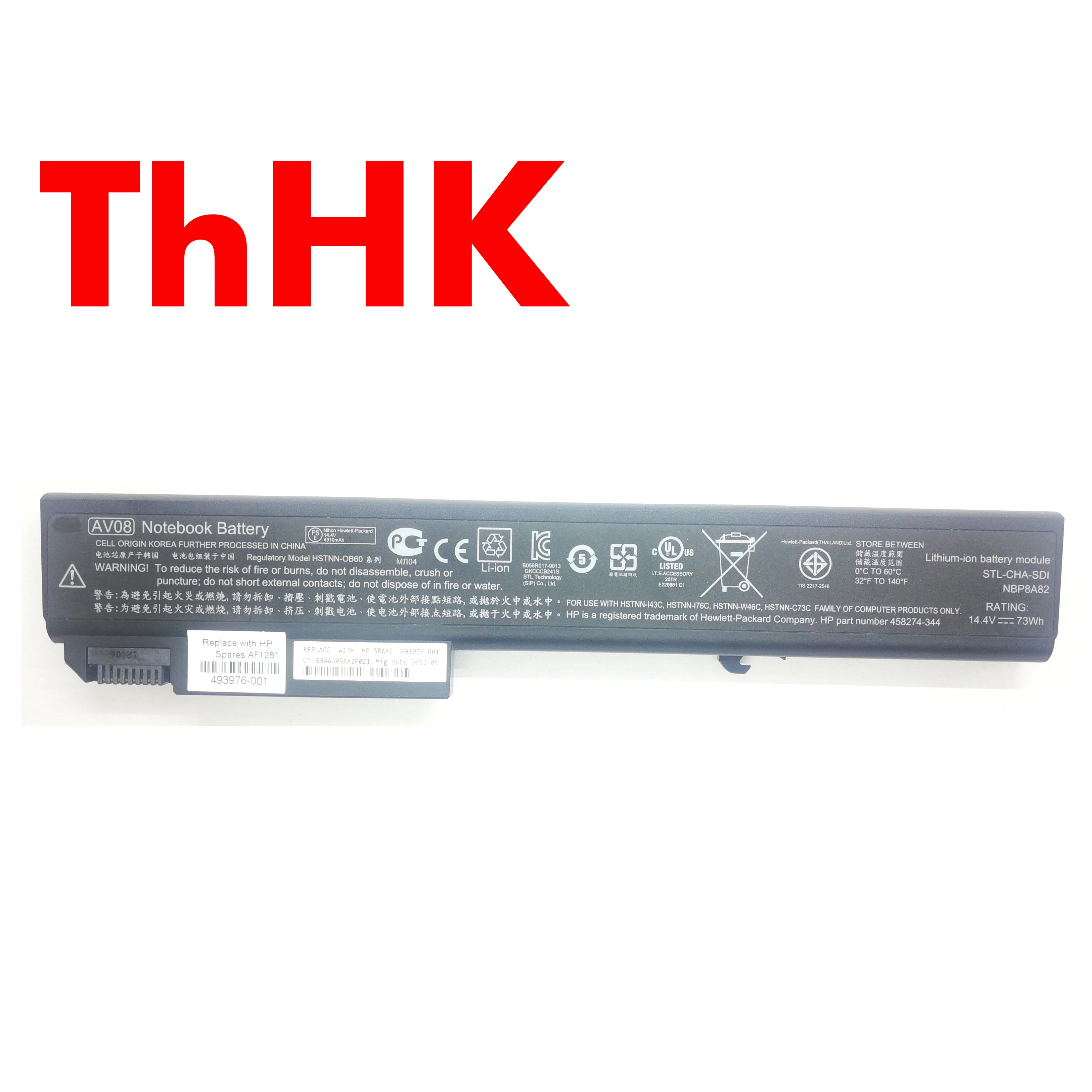 Оригинальные AV08 AV08XL HSTNN-LB60 HSTNN-XB60 ноутбук Батарея для HP EliteBook 8530p 8540 Вт 8740 8530 8730p 8730w |
