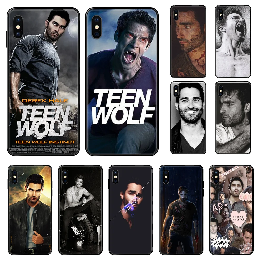 Чехол для телефона Teen Wolf Derek Hale iphone 4 4s 5 5S SE 5C 6 6S 7 8 plus X XS XR 11 PRO MAX 2020 черный чехол из